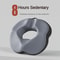 Orthopedic Donut Seat Cushion Memory Foam Pillow For Tailbone Relief And Comfortable Sitting 1