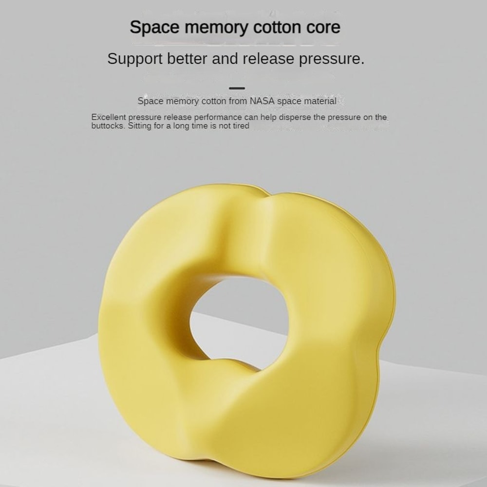 Orthopedic Donut Seat Cushion Memory Foam Pillow For Tailbone Relief And Comfortable Sitting 4