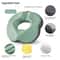 Orthopedic Donut Seat Cushion Memory Foam Pillow For Tailbone Relief And Comfortable Sitting 7