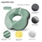 Orthopedic Donut Seat Cushion Memory Foam Pillow For Tailbone Relief And Comfortable Sitting 7
