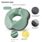 Orthopedic Donut Seat Cushion Memory Foam Pillow For Tailbone Relief And Comfortable Sitting 10