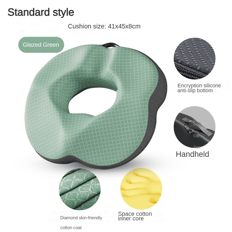 Orthopedic Donut Seat Cushion Memory Foam Pillow For Tailbone Relief And Comfortable Sitting 10