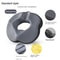 Orthopedic Donut Seat Cushion Memory Foam Pillow For Tailbone Relief And Comfortable Sitting 13