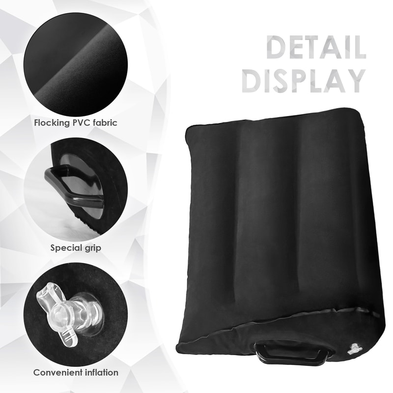 Inflatable Couples Positioning Pillow Comfort Wedge Cushion With Arm Support