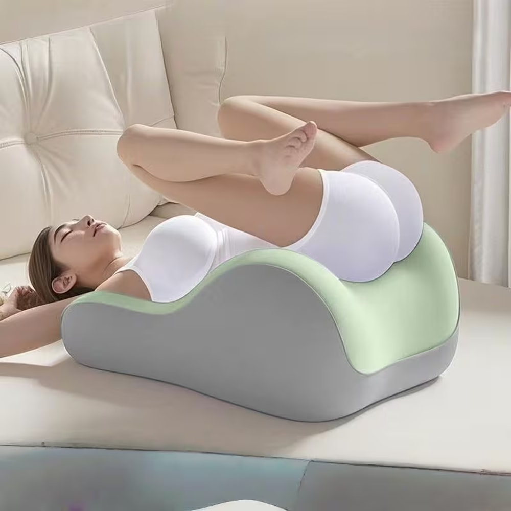 ComfortCurve Pregnancy Support Pillow Memory Foam Couples Cushion For Relaxation And Better Sleep 0