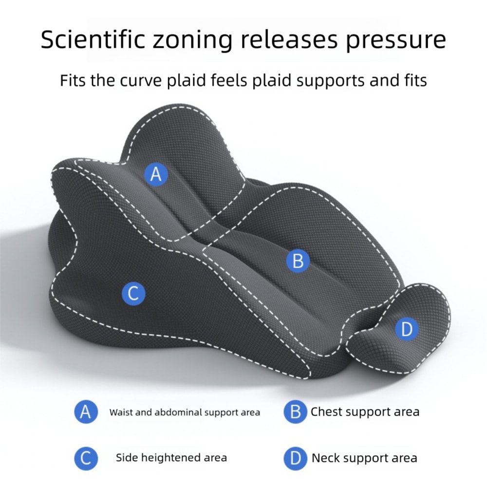 Ergonomic Position Pillow Memory Foam Couple Support Cushion For Comfort And Alignment 2