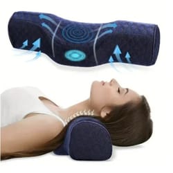 cloudrest orthopedic cervical pillow memory foam neck support pillow for pain relief and deep sleep