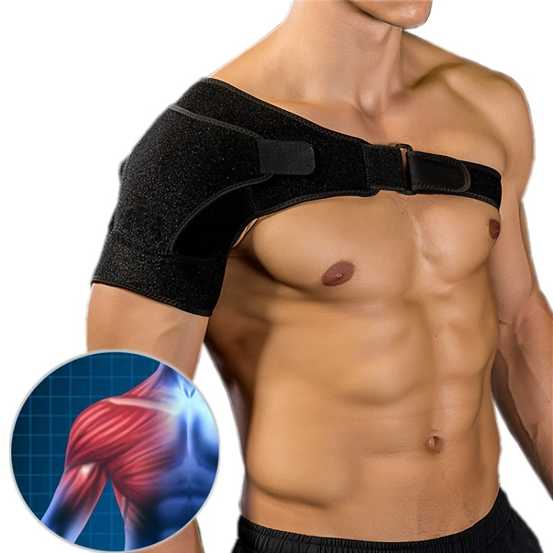 Shoulder Support Brace Adjustable Compression Wrap For Sports Recovery And Joint Stability 0