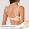 CloudLift Wireless Push Up Bra Seamless Deep V Jelly Bra for Everyday Comfort