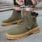 RuggedStride Motorcycle Ankle Boots Waterproof Chelsea Boots For Men 1