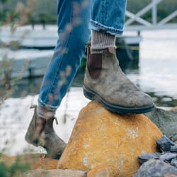 vintage leather chelsea boots comfortable british style ankle work boots for men and women