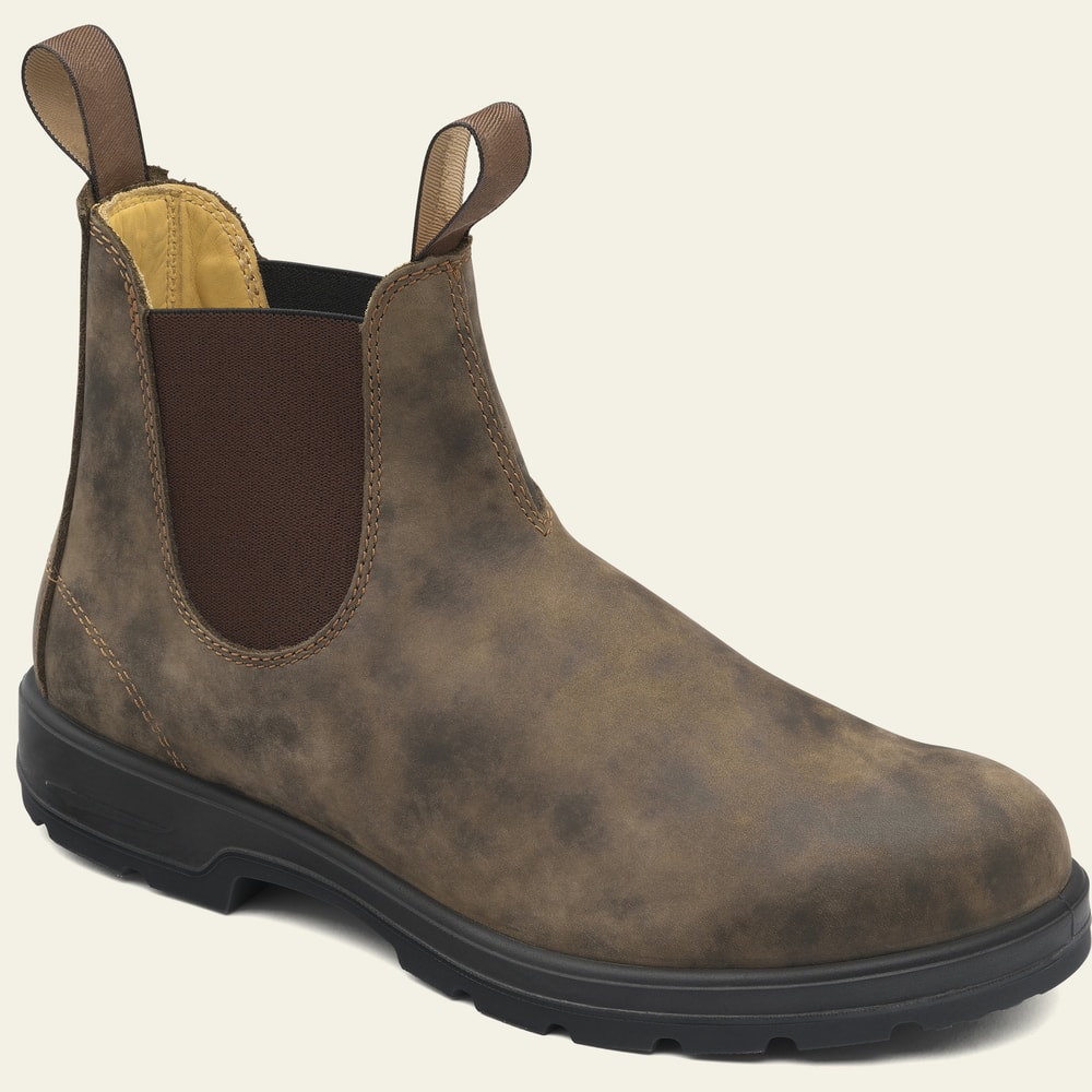 Vintage Leather Chelsea Boots Comfortable British Style Ankle Work Boots For Men And Women 5