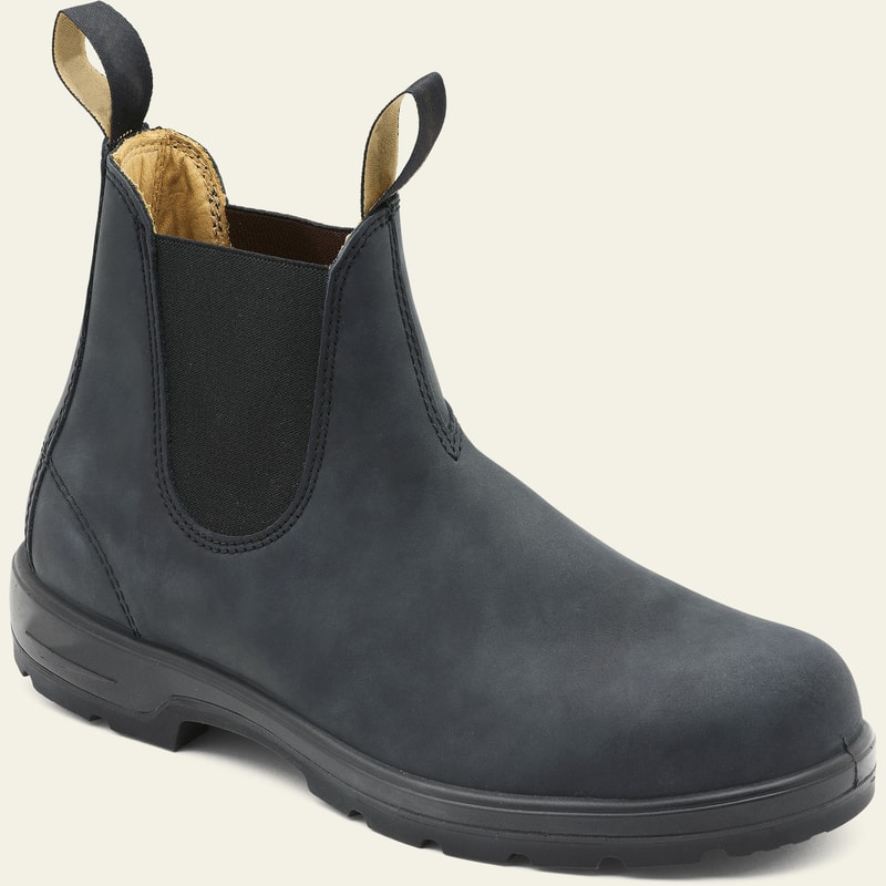 Vintage Leather Chelsea Boots Comfortable British Style Ankle Work Boots For Men And Women 6