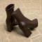 French Retro Pointed Toe Ankle Boots High Heel Chelsea Booties For Women 1