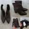 French Retro Pointed Toe Ankle Boots High Heel Chelsea Booties For Women 3