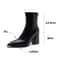French Retro Pointed Toe Ankle Boots High Heel Chelsea Booties For Women 4