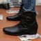 British Buckle Strap Chelsea Boots For Men Premium Motorcycle Dress Boots 0