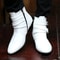 British Buckle Strap Chelsea Boots For Men Premium Motorcycle Dress Boots 3
