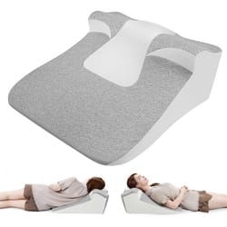 ergorest incline bed wedge pillow for acid reflux relief & comfortable sleeping support