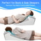 ErgoRest Incline Bed Wedge Pillow for Acid Reflux Relief & Comfortable Sleeping Support