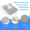 ErgoRest Incline Bed Wedge Pillow for Acid Reflux Relief & Comfortable Sleeping Support