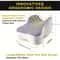CloudAlign Memory Foam Knee Pillow for Side Sleepers Hip Back & Leg Support Cushion