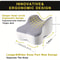 CloudAlign Memory Foam Knee Pillow for Side Sleepers Hip Back & Leg Support Cushion