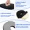 ComfortRelief Donut Seat Cushion for Hemorrhoids Sciatica Pain Relief and Coccyx Support