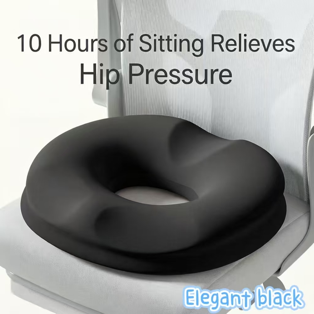 ErgoComfort Donut Seat Cushion Memory Foam Tailbone Pillow Hemorrhoid Relief 2
