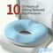 ErgoComfort Donut Seat Cushion Memory Foam Tailbone Pillow Hemorrhoid Relief 5