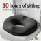 ErgoComfort Donut Seat Cushion Memory Foam Tailbone Pillow Hemorrhoid Relief 0