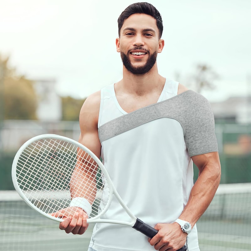 Adjustable Shoulder Support Brace For Pain Relief Rotator Cuff Support Compression Shoulder Brace 4
