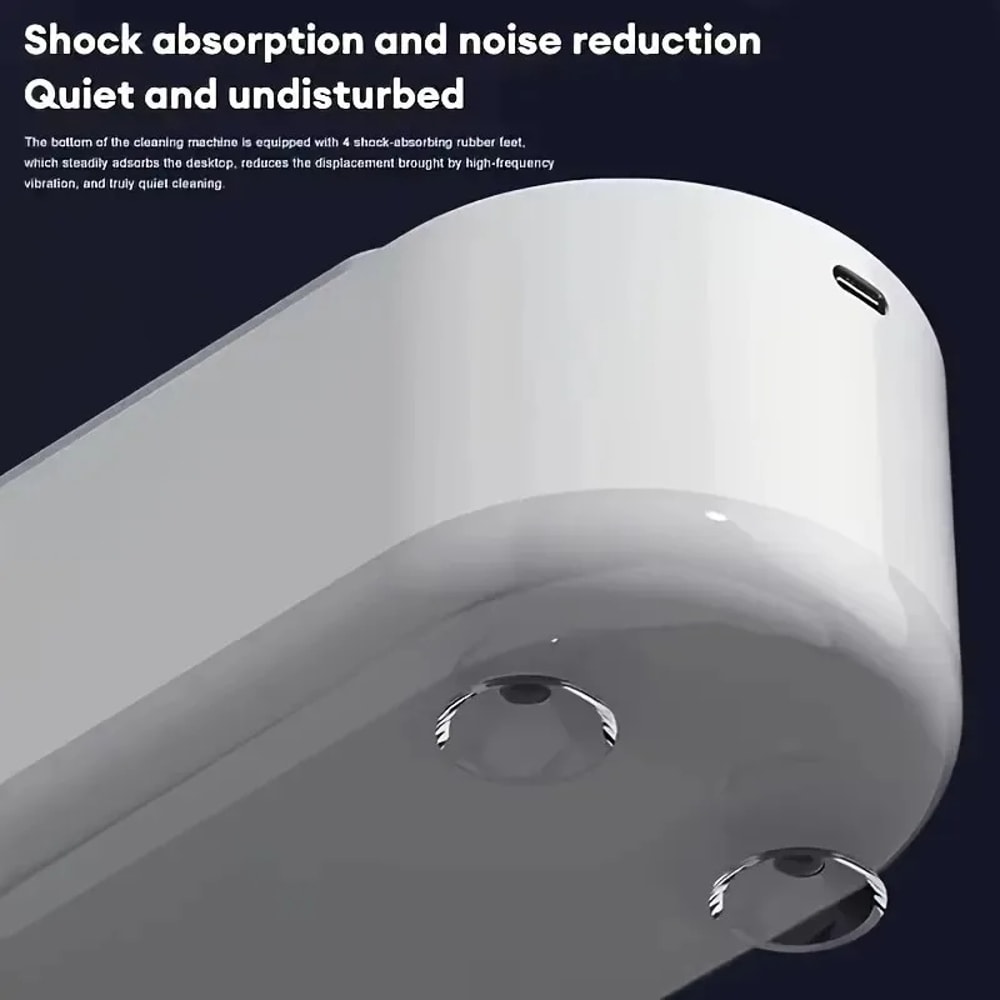 Wireless Ultrasonic Eyewear Cleaning Machine High-Frequency Glass Cleaner