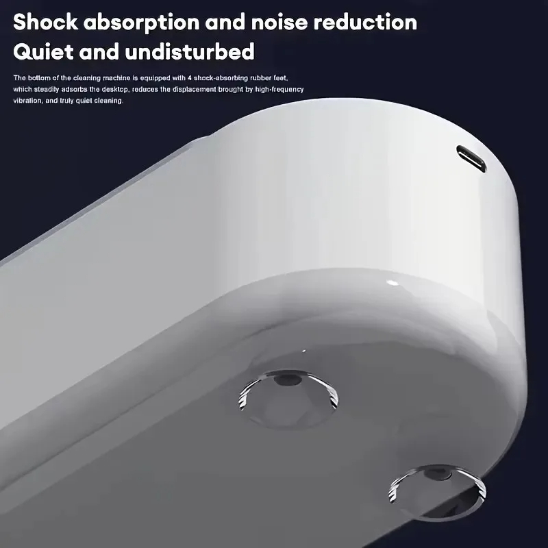 Wireless Ultrasonic Eyewear Cleaning Machine High-Frequency Glass Cleaner