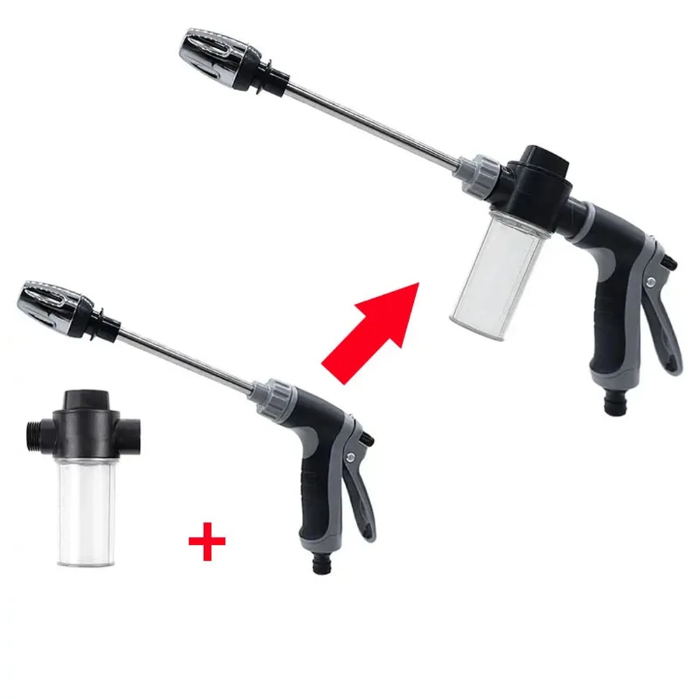 Premium High-Pressure Water Gun for Car Wash Garden Hose Nozzle Powerful Cleaning Tool