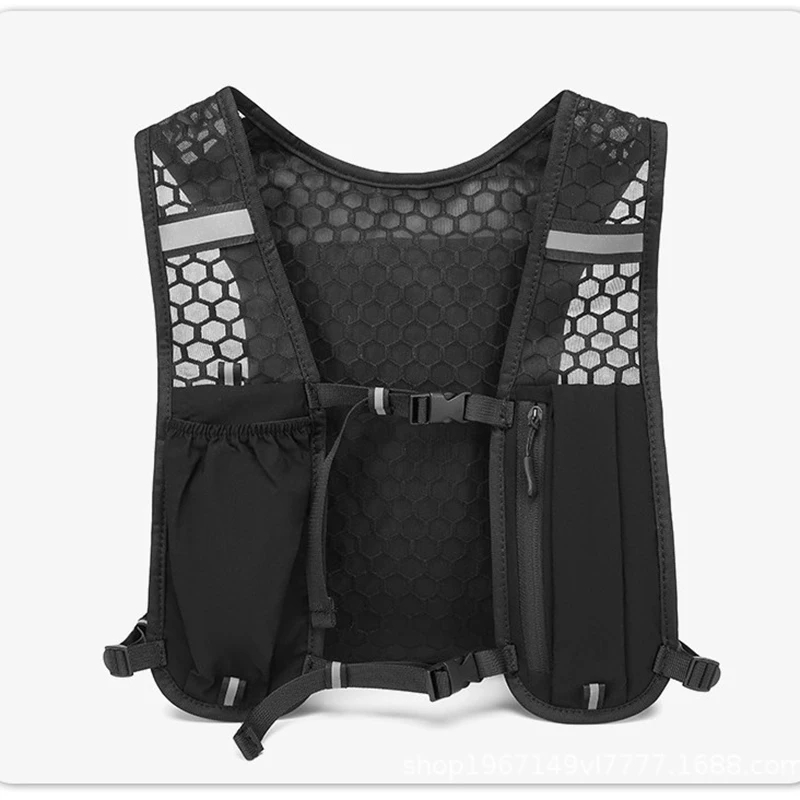 Hydration Running Vest With Phone Holder Water Bottle Storage Pack For Runners 0