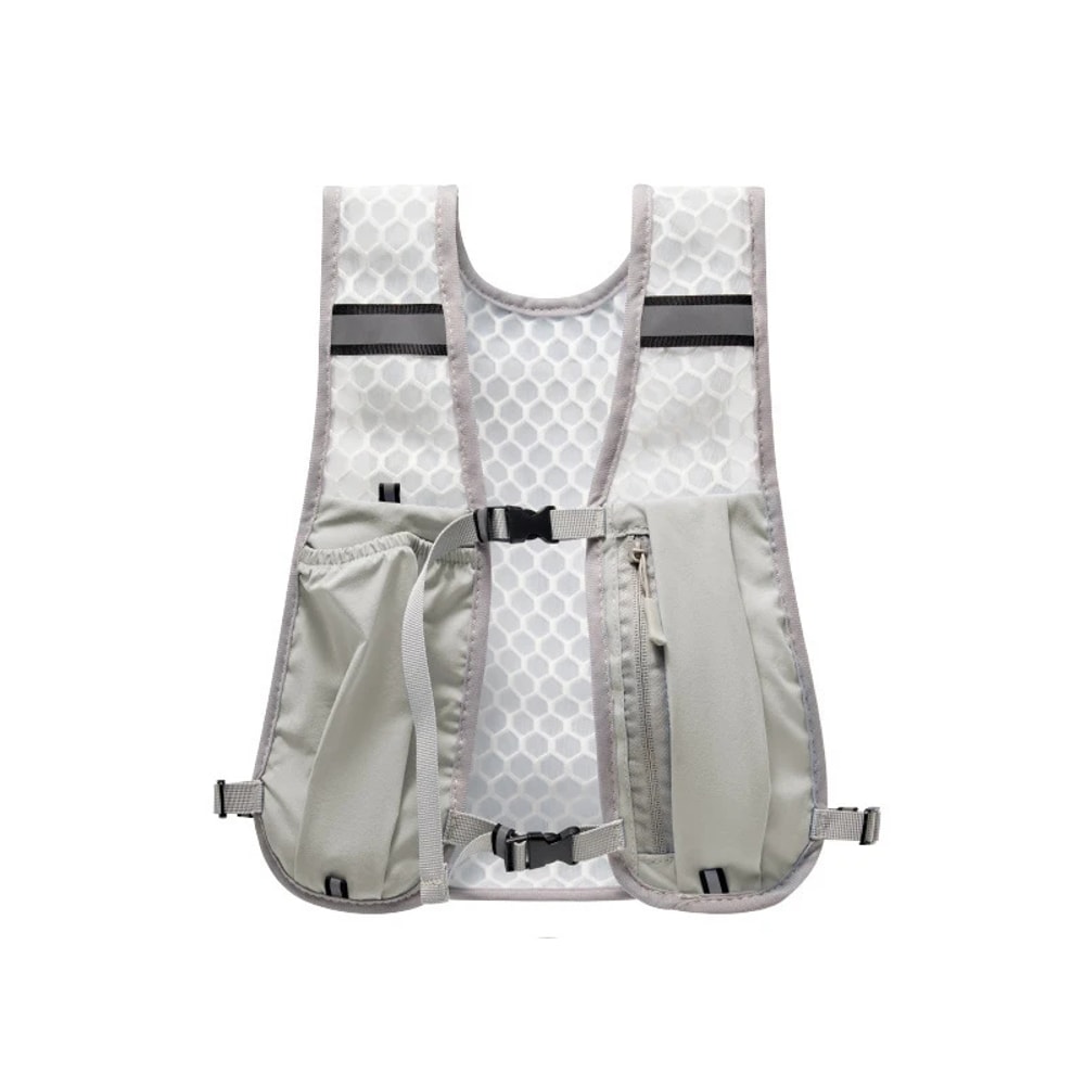 Hydration Running Vest With Phone Holder Water Bottle Storage Pack For Runners 6