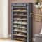 9 Tier Shoe Organizer With Dustproof Cover Shoe Storage Rack For 4050 Pairs 1