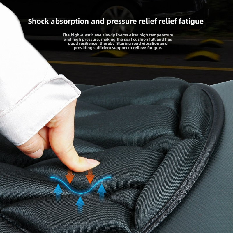 AirFlow Pro Shock Absorbing Motorcycle Cushion Waterproof Cooling Seat Cover for All Day Riding Comfort