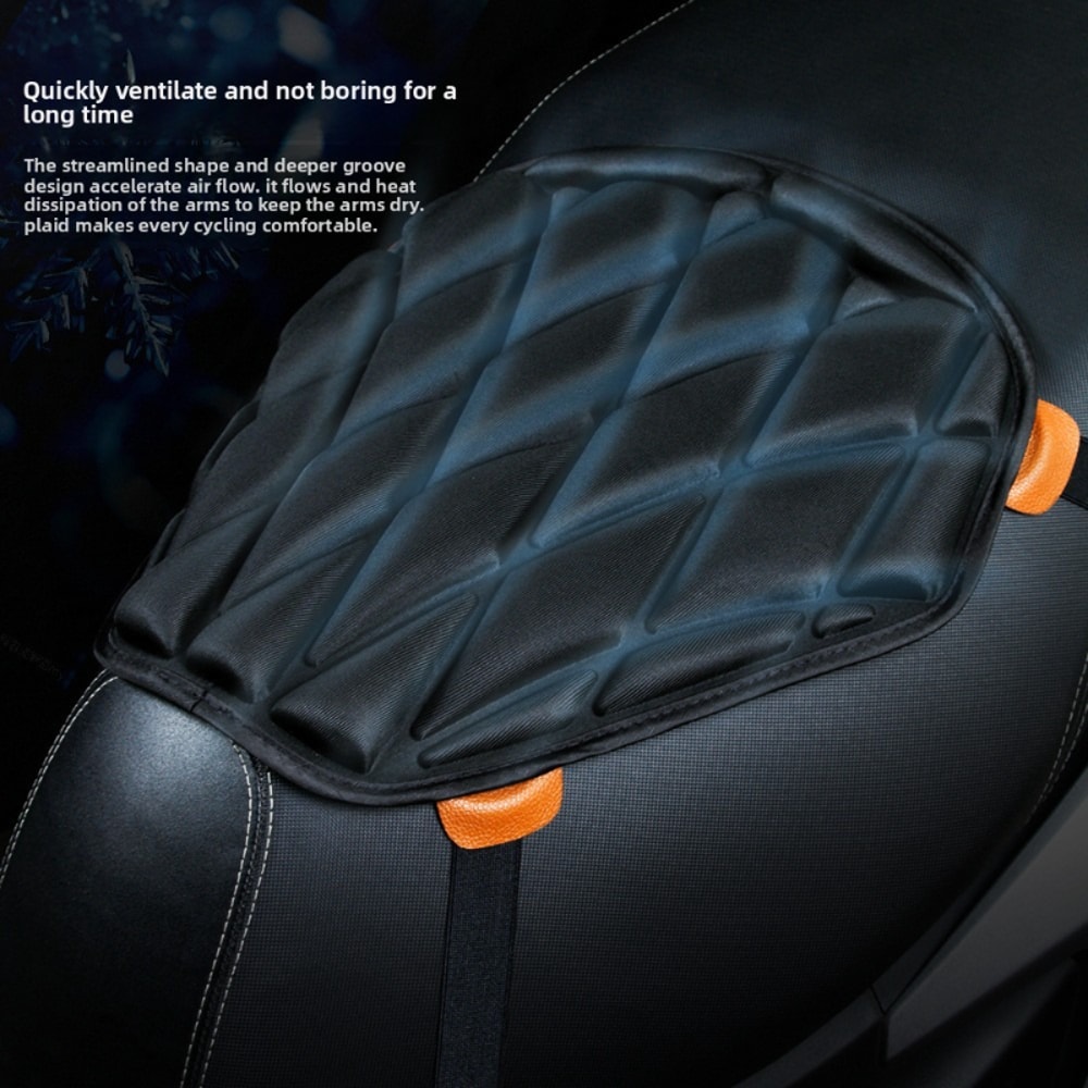 AirFlow Pro Shock Absorbing Motorcycle Cushion Waterproof Cooling Seat Cover for All Day Riding Comfort