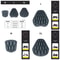 AirFlow Pro Shock Absorbing Motorcycle Cushion Waterproof Cooling Seat Cover for All Day Riding Comfort