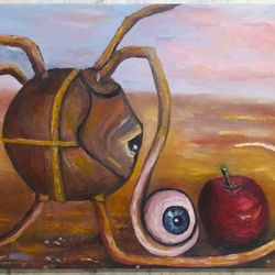 oil painting "forbidden fruit"