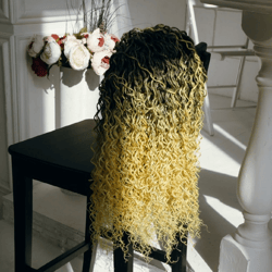 curls hair extensions curls yellow brown curly dreadlocks