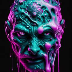 hyperrealism art dark acid digital art contemporary art digital download