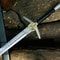 GeraltsSteelSagaUSAVANGUARDLimitedEditionSwordReplicaLegendarySilverSwordWitcher3Sword