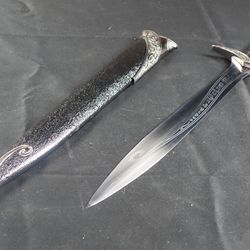 Elvish Fantasy Dagger & Scabbard: The Hobbit Sting Sword of Frodo (25.75") Medieval