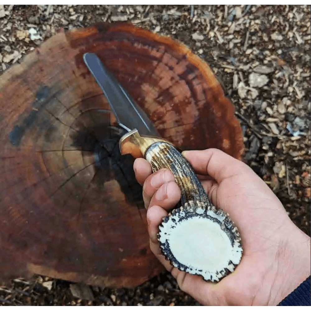 Seraphim Falls StagHandled Bowie Knife Replica HandForged D2 Steel Blade 15 Inch Collector Knife 1