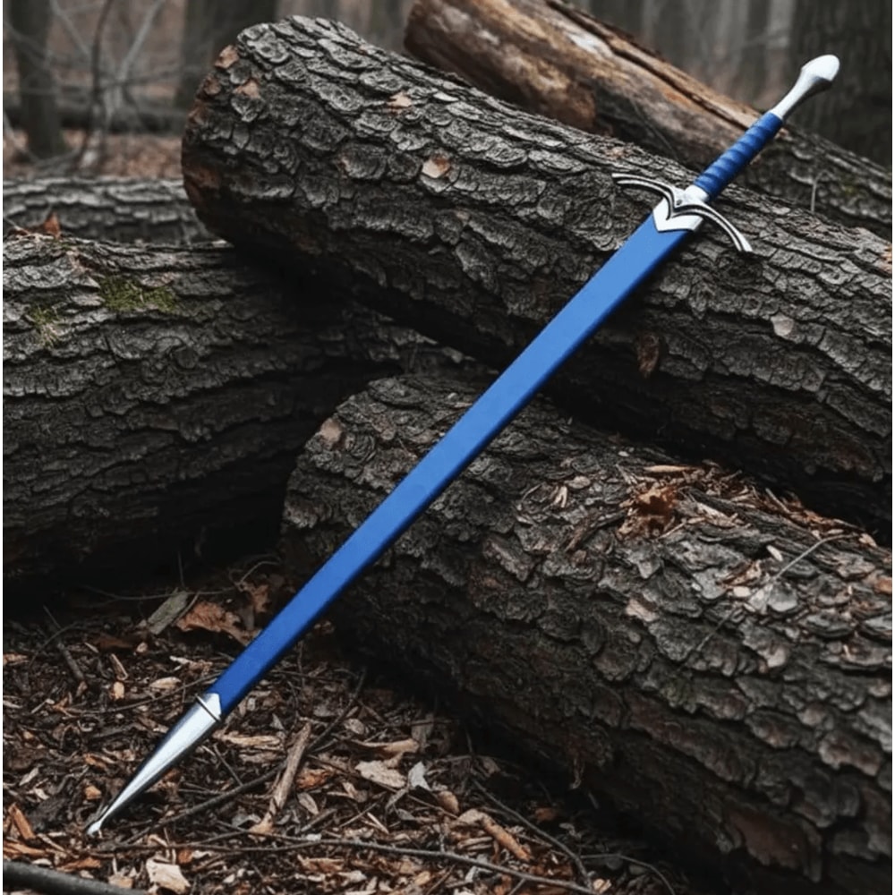 Viking Damascus Sword HandForged 37 Inch Norse Steel Sword Christmas Display Gift 1