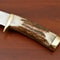 Hand Forged Stag Handle Skinner Knife Stainless Steel Hunting Blade Gift For Hunters 4