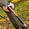 Handmade Carbon Steel Double Headed Viking Axe With Leather Sheath Gift For Men 0